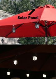 San Rafael Solar Lantern String with 20 LED Lights