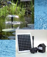 10 Watt Solar Pond Pump with Battery, Solar Light and Fountain