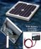 10W 12V Marine Solar Charger Kit