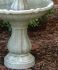 2 Tier Solar On Demand Water Fountain White Earth
