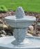 Pineapple 2 Tier Solar On Demand Fountain with LED Lights