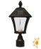 Baytown Solar Lamp 3 Mounting Options in Black