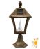 Baytown Solar Lamp 3 Mounting Options in Weathered Bronze