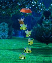 Busy Days Bees Mobile with Solar Light