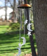 Celestial Solar Mobile Windchime