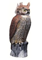 Solar Activated Moving Owl for Pest Control