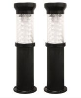 Set of Two EZ-Anchor Bollards in Black