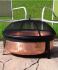 Hammered Copper Fire Pit with Stand