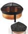 Hammered Copper Fire Pit with Stand