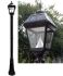 Imperial Solar Lamp Post with Eagle and Acorn Finial