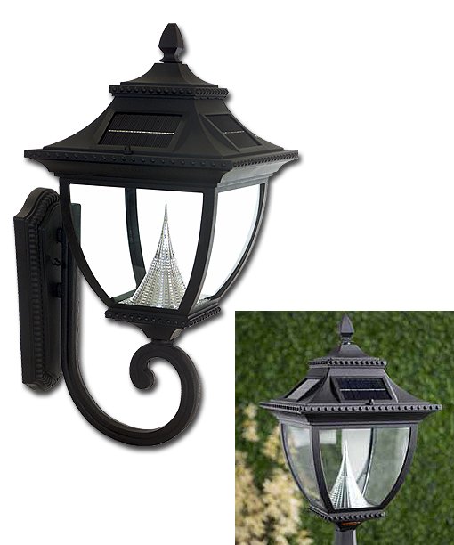 Pagoda Solar Lamp Wall Mount