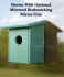 Recycled Plastic Window Nest View Birdhouse Nesting Box