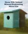 Recycled Plastic Window Nest View Birdhouse Nesting Box