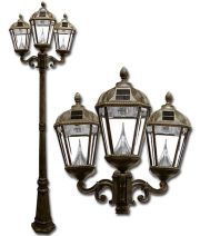 Royal Solar Lamp Post Triple