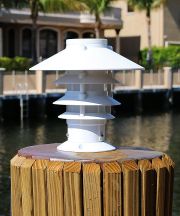 Solar Pagoda Piling Light