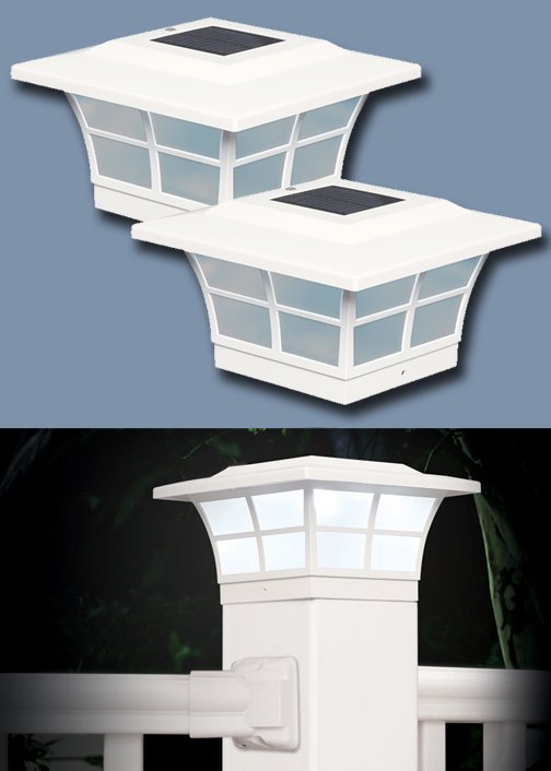 5x5 post caps top solar