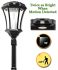 Victorian Solar Lamp Post with Motion Sensor