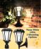 Warm White Victorian Solar Lamp 3 Mounting Options