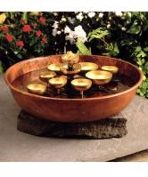 Woodstock Water Bell Fountain with Copper Bowl