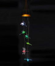 Dragonfly Solar Mobile and Wind Chime