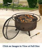 Small Cosmic Fire Pit with Grill