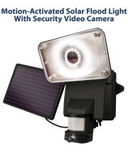 Solar Security Video Camera and Floodlight