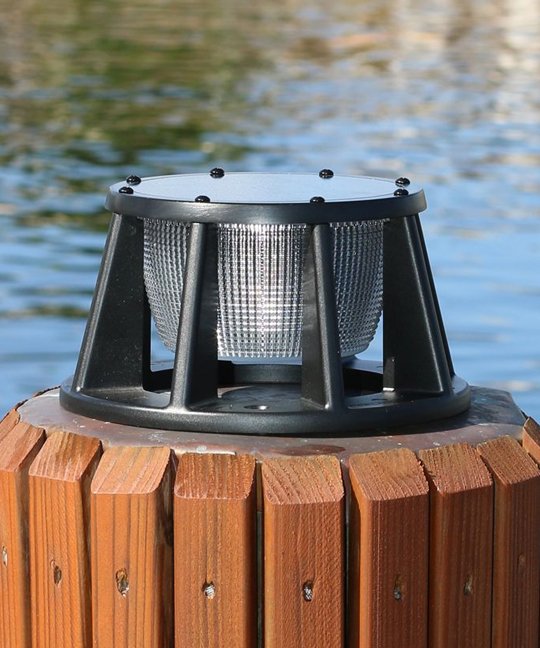 Solar piling cap lights new arrivals