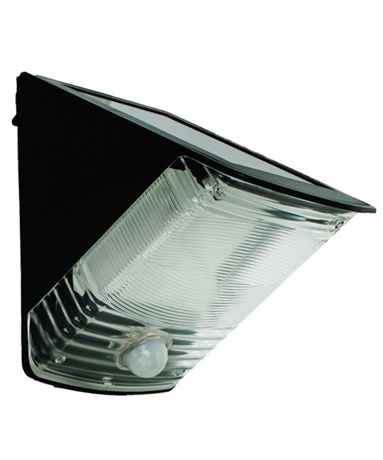 Maxsa Innovations 40236 Solar Powered Motion Activated Wedge Light Black