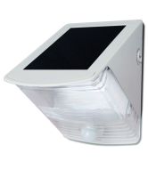 White Wedge Motion Activated Solar Security Spotlight